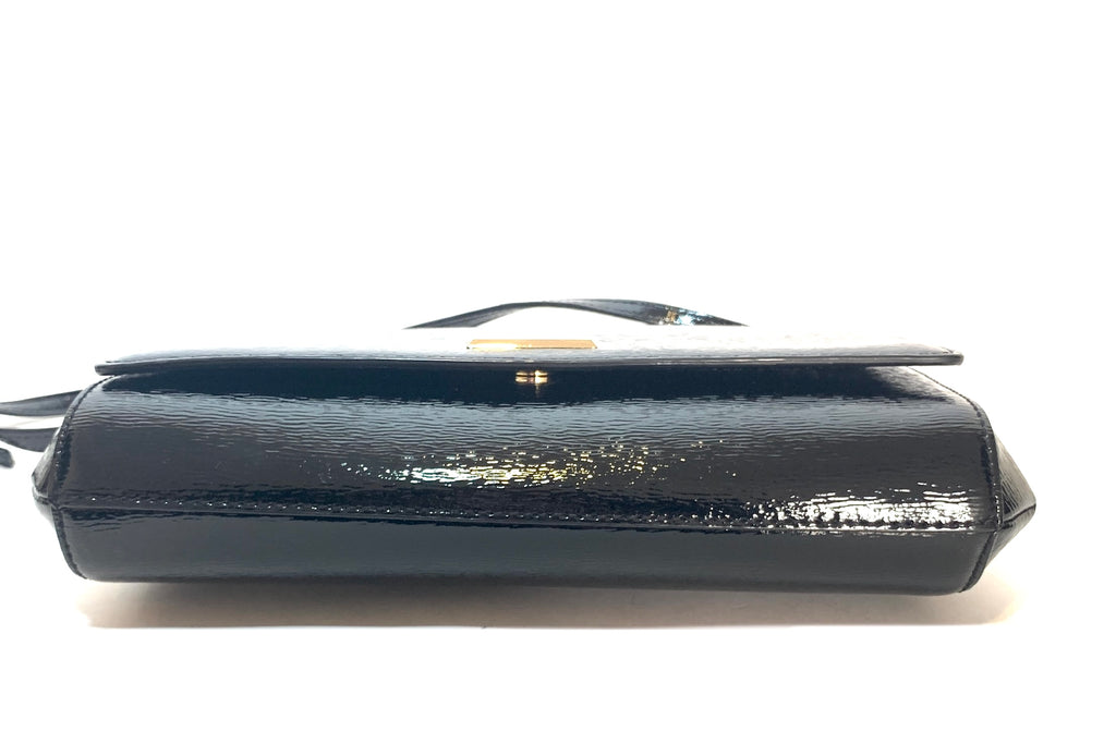 Kate Spade Black Bixby Place Patent Leather Cross Body Bag | Brand New |