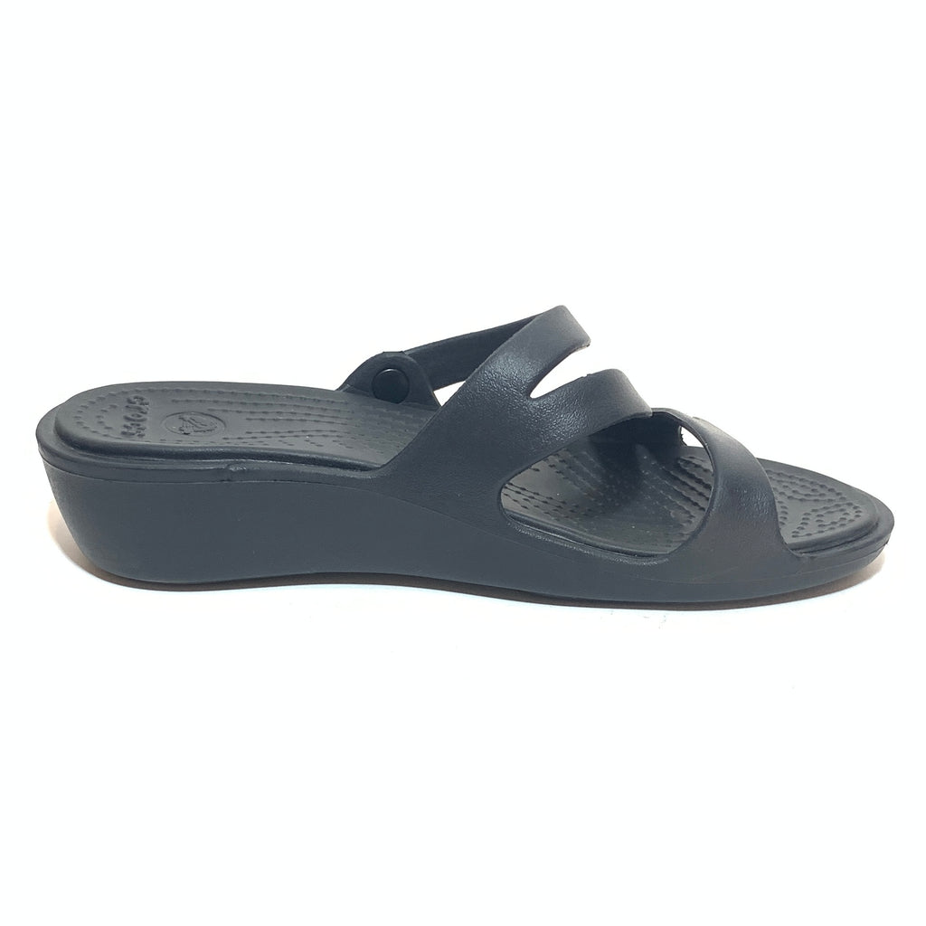 Crocs 'Patricia' Black Strappy Sandals | Gently Used | | Secret Stash