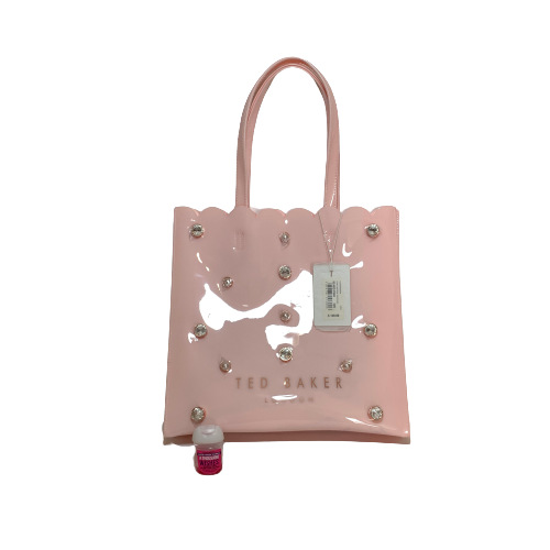 Ted Baker Light Pink Crystal & Pink Large Icon Jelly Tote | Brand New |