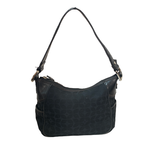 Fossil Black Canvas Shoulder Bag | Pre Loved |
