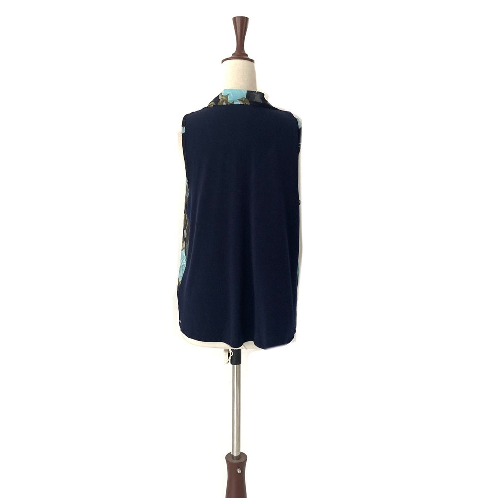 Lori Michaels Printed Sleeveless Blouse | Pre Loved |
