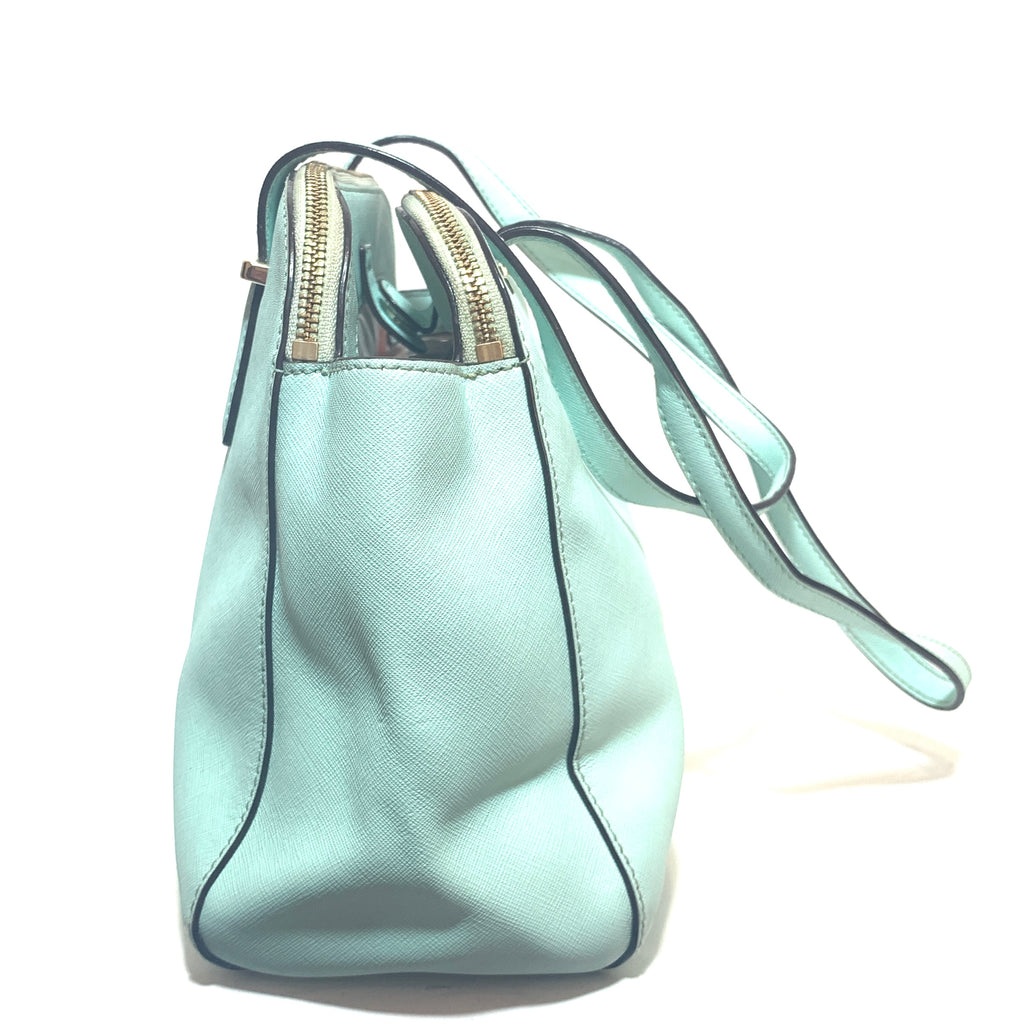 Kate Spade Ceder Street Light Blue Leather Bag | Pre Loved |