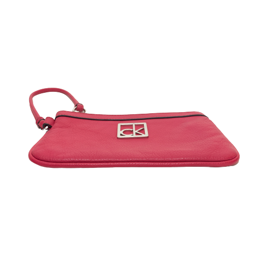 Calvin Klein Pink Leather Wristlet | Gently Used |