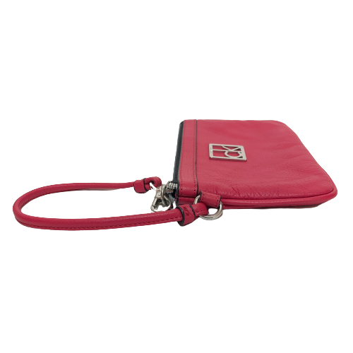 Calvin Klein Pink Leather Wristlet | Gently Used |