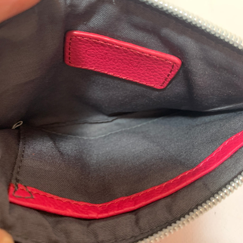 Calvin Klein Pink Leather Wristlet | Gently Used |
