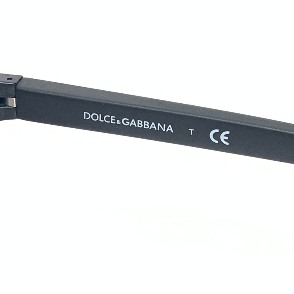 Dolce & Gabbana Unisex DG6103 Black & Silver Sunglasses | Like New |