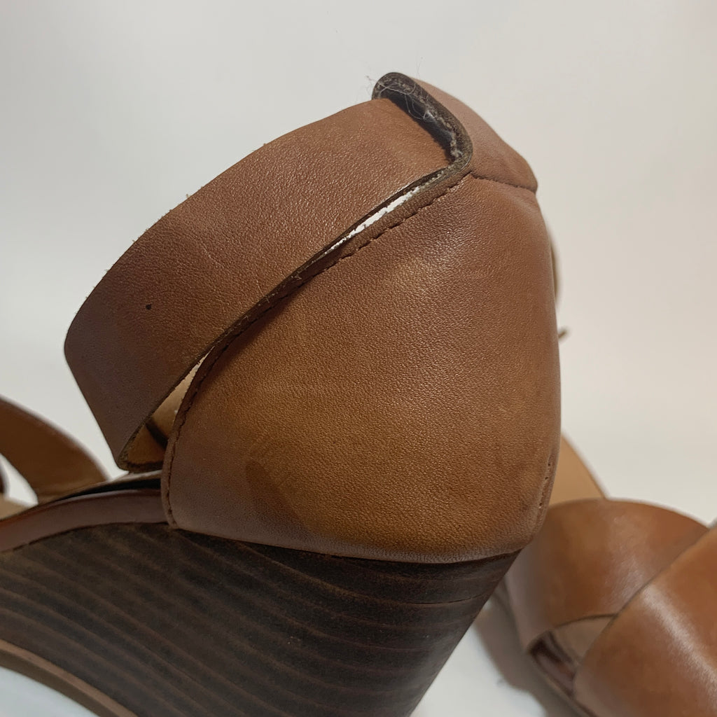 Steve Madden Tan 'Nilla' Wedges | Pre Loved |