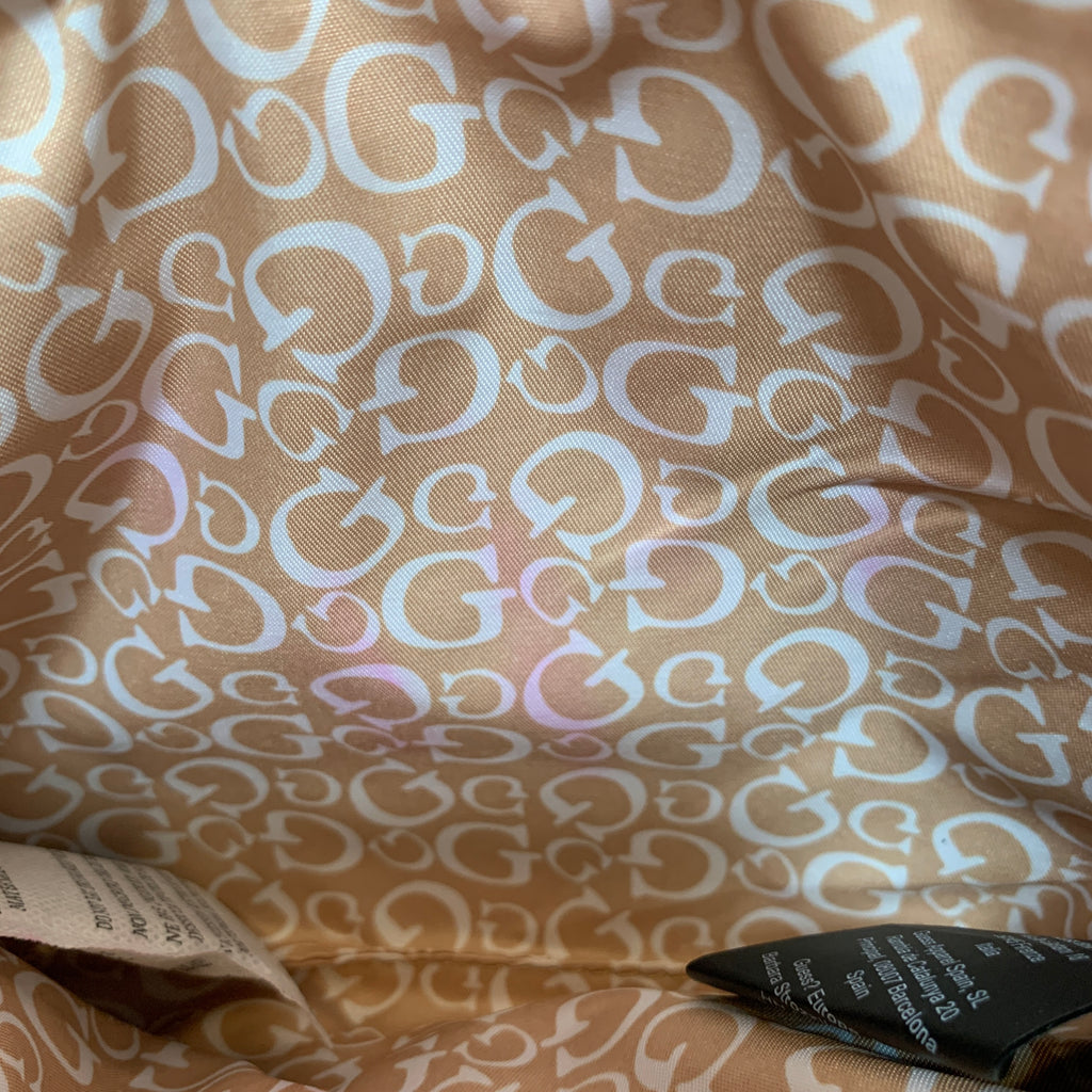 Guess Cream Monogram Convertible Cross Body Bag | Pre Loved |