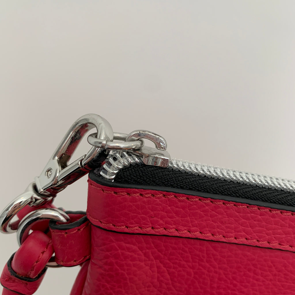 Calvin Klein Pink Leather Wristlet | Gently Used |
