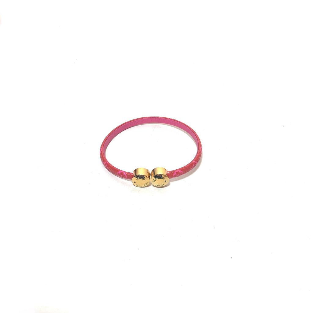 Louis Vuitton Historic Mini Monogram Pink Bracelet | Like New |