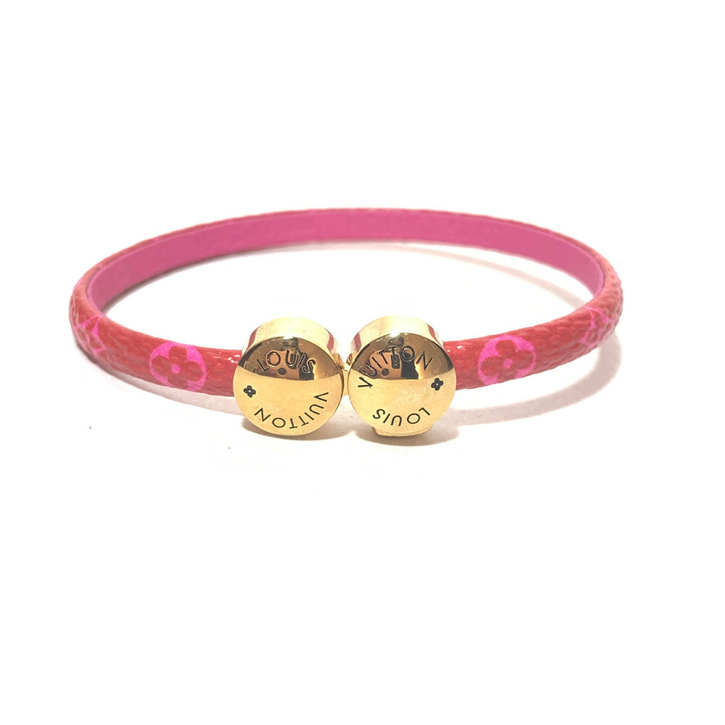 Louis Vuitton Historic Mini Monogram Pink Bracelet | Like New |