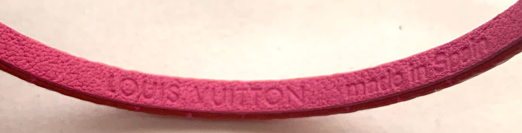 Louis Vuitton Historic Mini Monogram Pink Bracelet | Like New |