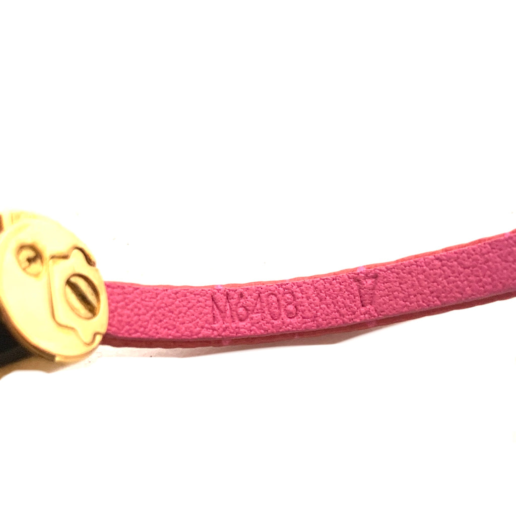 Louis Vuitton Historic Mini Monogram Pink Bracelet | Like New |