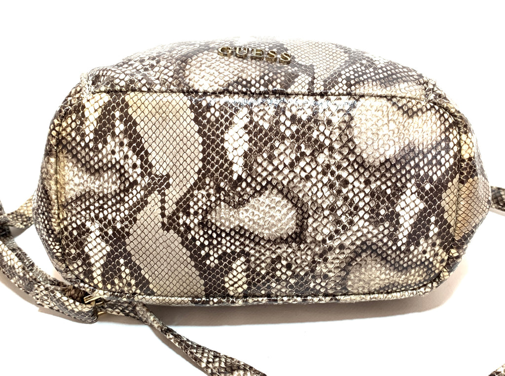 Guess Snakeskin Drawstring Shoulder Bag | Pre Loved |