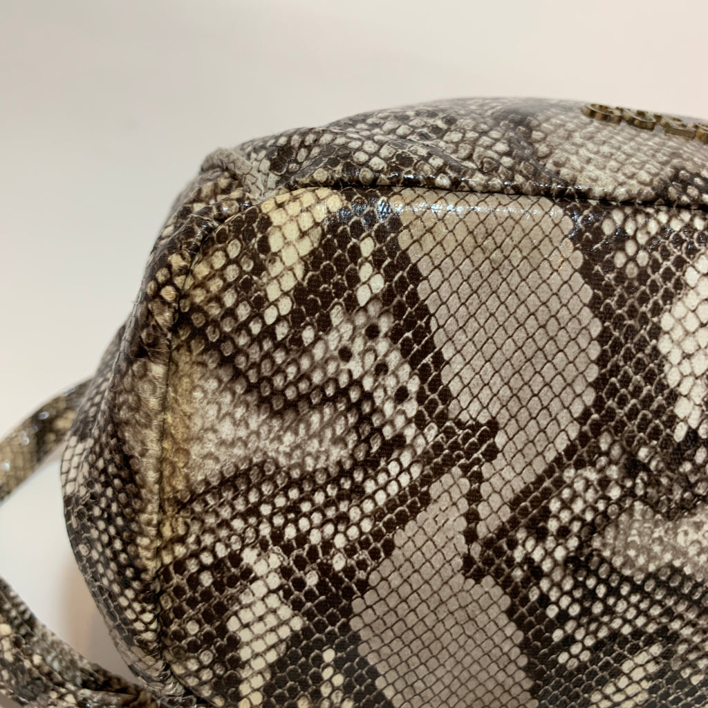 Guess Snakeskin Drawstring Shoulder Bag | Pre Loved |