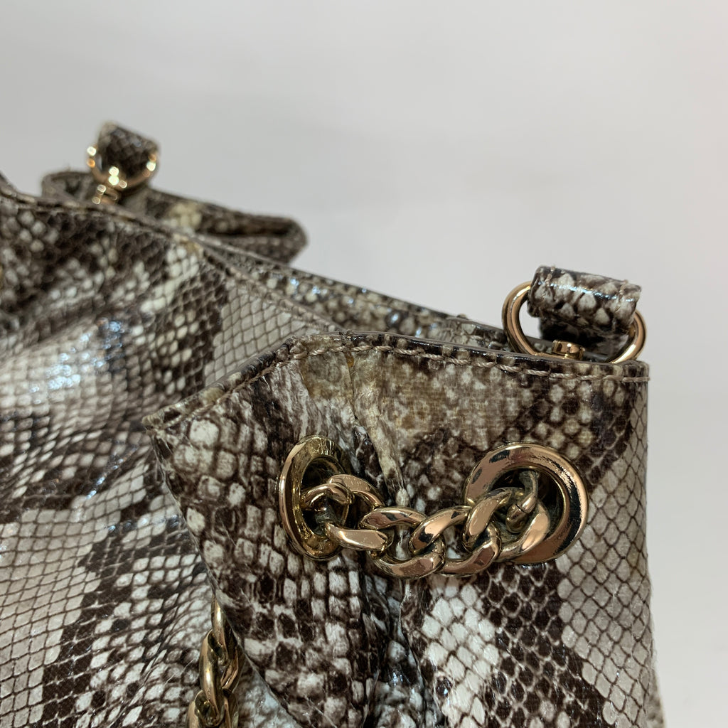 Guess Snakeskin Drawstring Shoulder Bag | Pre Loved |
