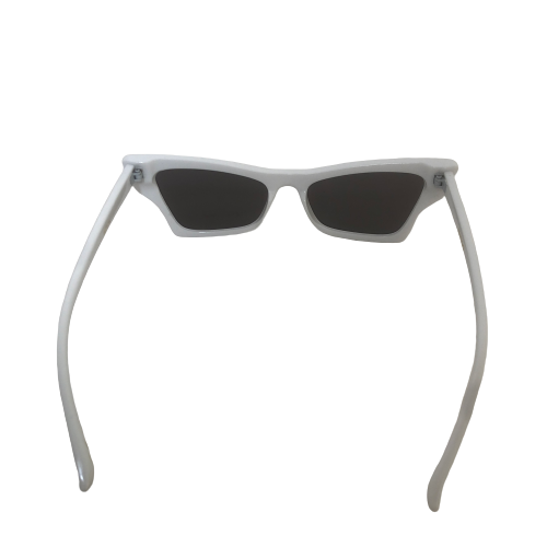 Mango White Cat-Eye Rectangular Sunglasses | Like New |