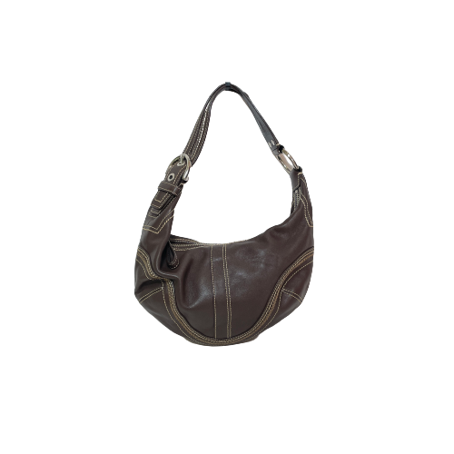 Coach Brown Leather Shoulder Bag | Gently Used |