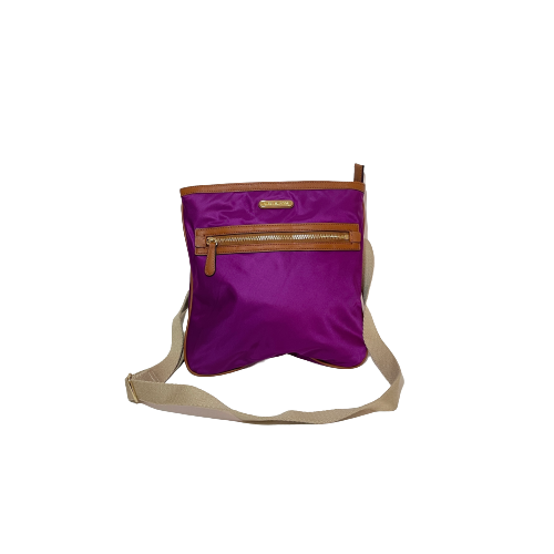 Michael Kors Purple Nylon Cross-Body Bag | Gently Used |