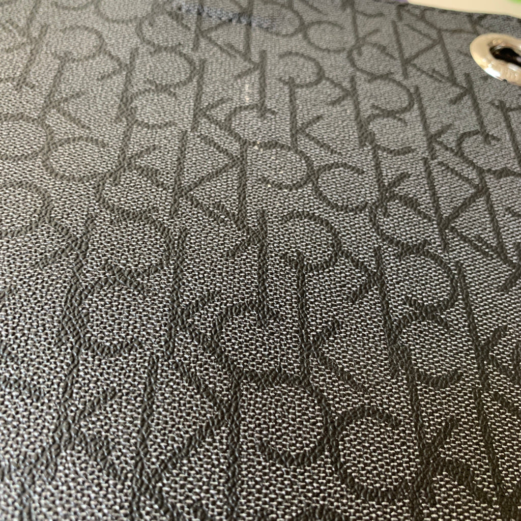 Calvin Klein Black Monogram Convertible Shoulder Bag | Brand New |