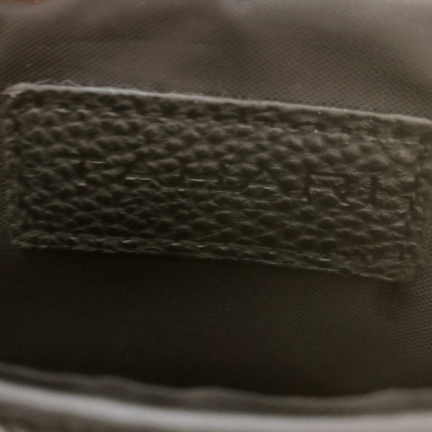 Tahari Black Leatherette Crossbody Bag | Brand New |