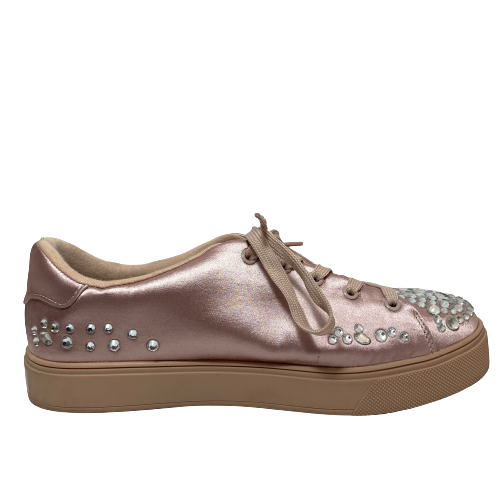 ALDO 'Zellina' Pink Rhinestone Sneakers | Gently Used |