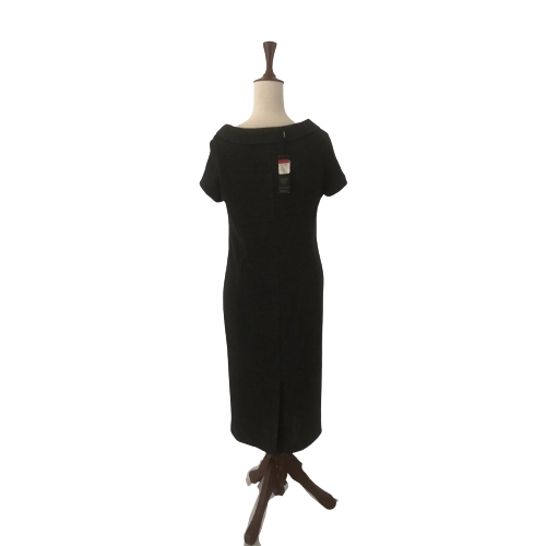 John Rocha Grey Cap-Sleeves Shift Dress | Brand New |