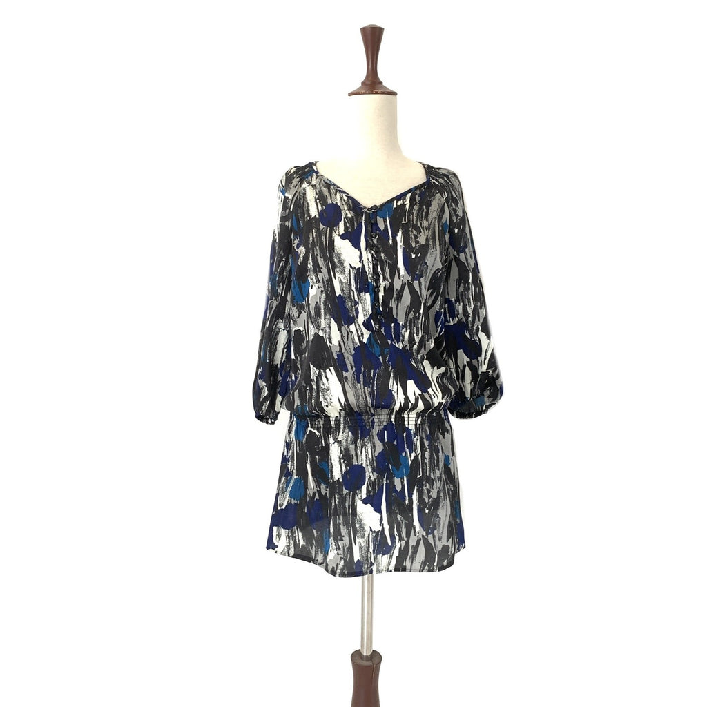 Marks & Spencer Printed Cinched Waist Long Top | Gently Used |