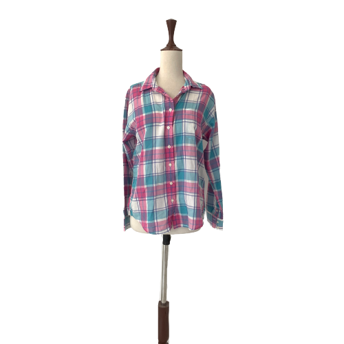 American Eagle Pink Checked Shirt | Brand New |