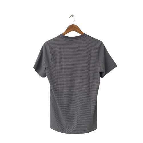 Alfani Men's Grey Striped T-Shirt | Brand New |