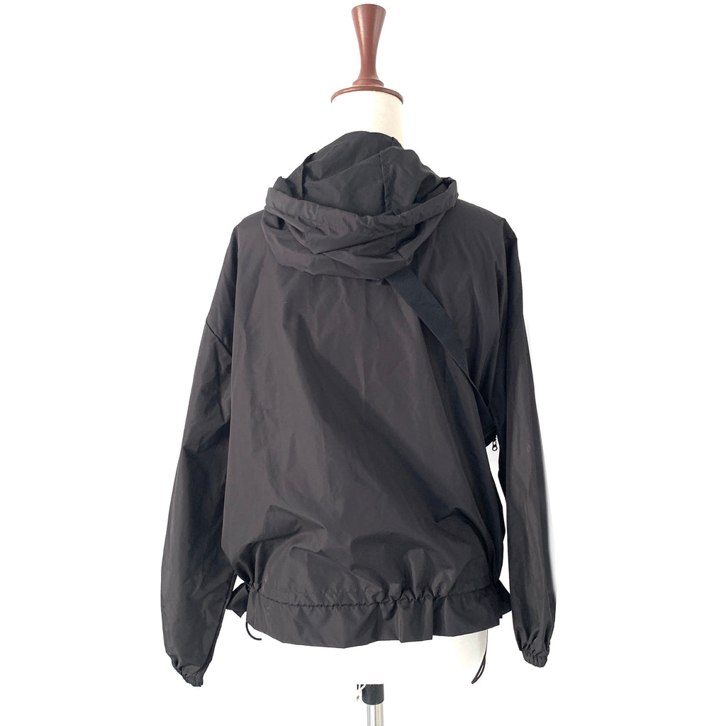 ZARA Black Parachute Jacket with Belt Bag | Brand New |