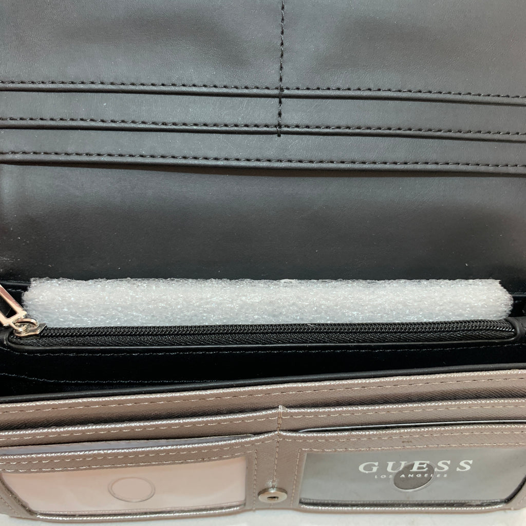 Guess 'Gunmetal' Long Envelope Wallet | Brand New |
