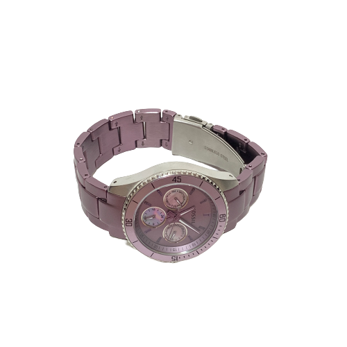 Fossil Purple Stainless Steel Watch | Pre Loved |