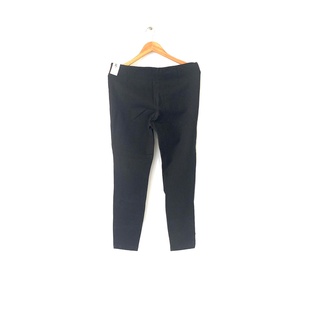 ZARA Black Hi-RISE Sequins Pants | Brand New |