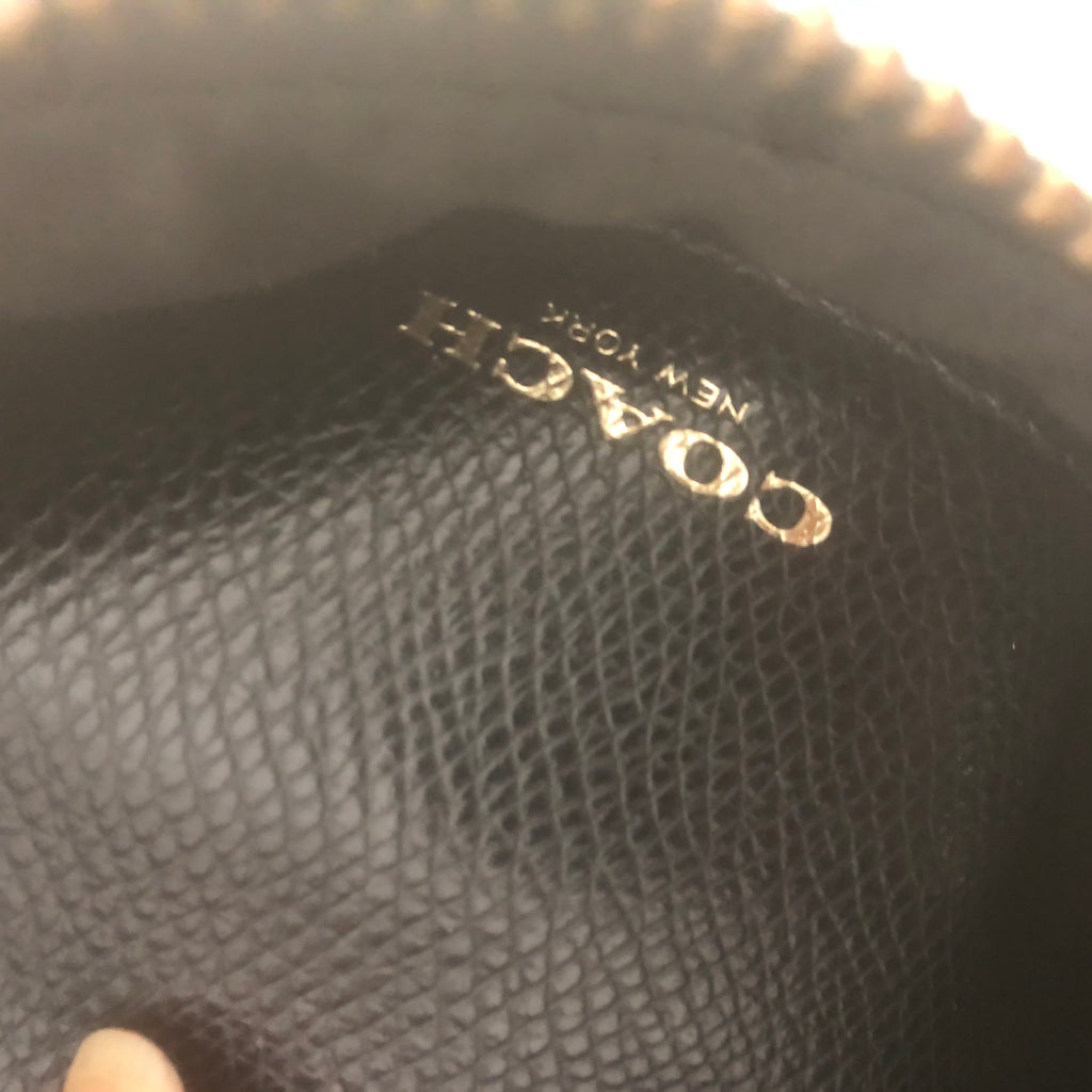 Coach Brown Signature Monogram Crossbody Bag | Gently Used |
