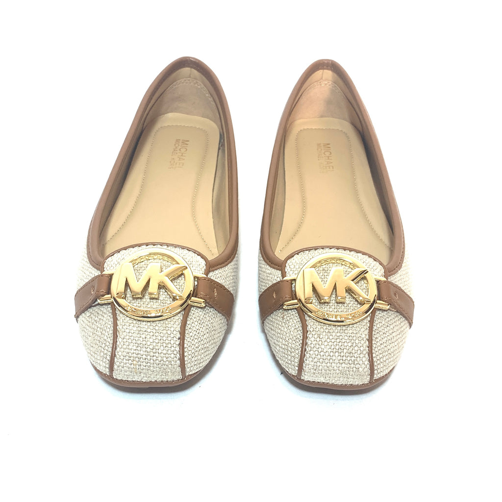 Michael Kors Fulton Moccasin Cream Jute Loafers | Like New | | Secret Stash