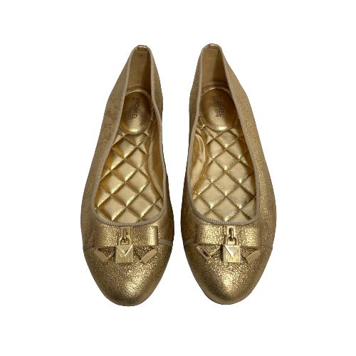 Alice metallic leather ballet flat deals