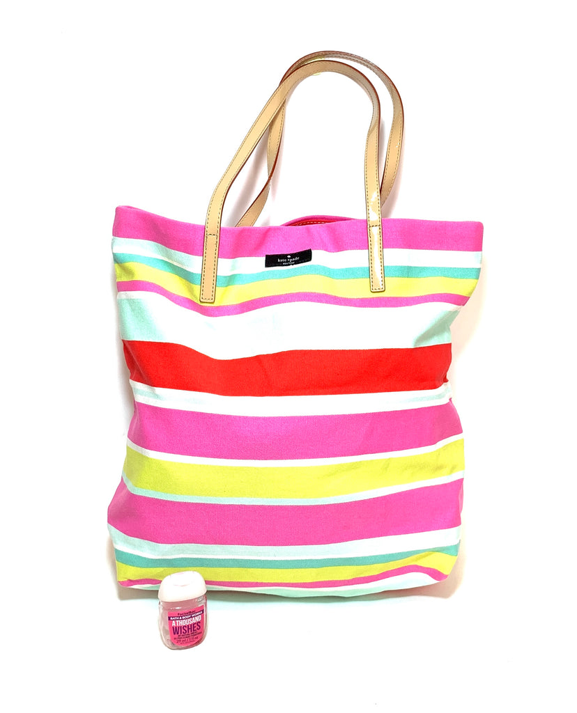 Kate Spade Striped Bon Cotton Tote | Gently Used |