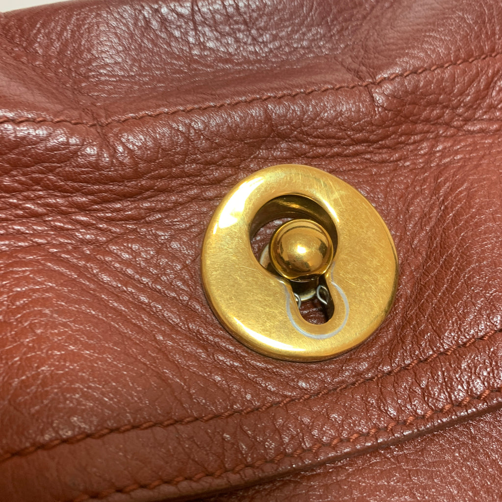 Saint Laurent Tan Leather Vintage Tote | Pre Loved |