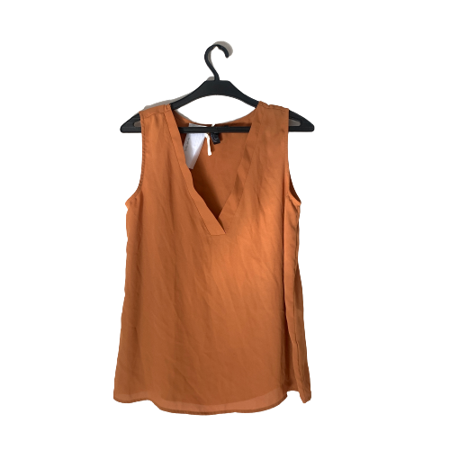 Forever 21 Mustard Sleeveless Top