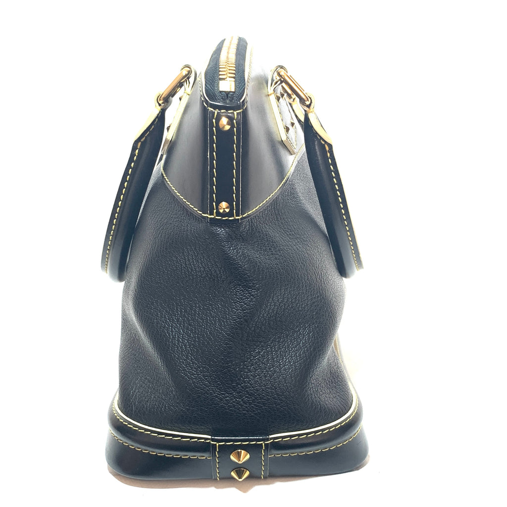 Louis Vuitton Black 'Suhali' Leather Lock It MM Bag | Gently Used |