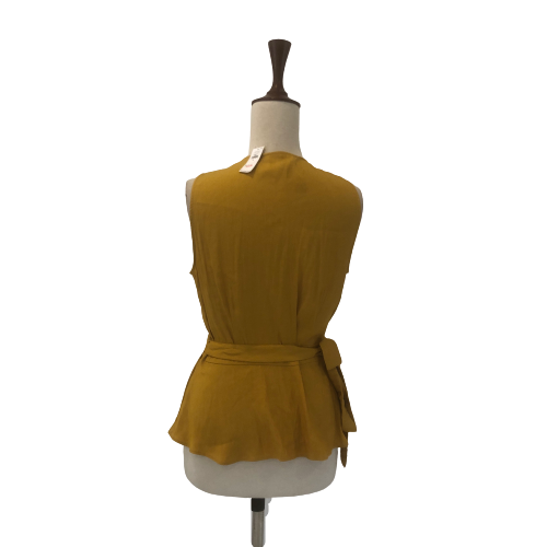 Banana Republic Yellow Sleeveless Summer Short Jacket | Brand New |