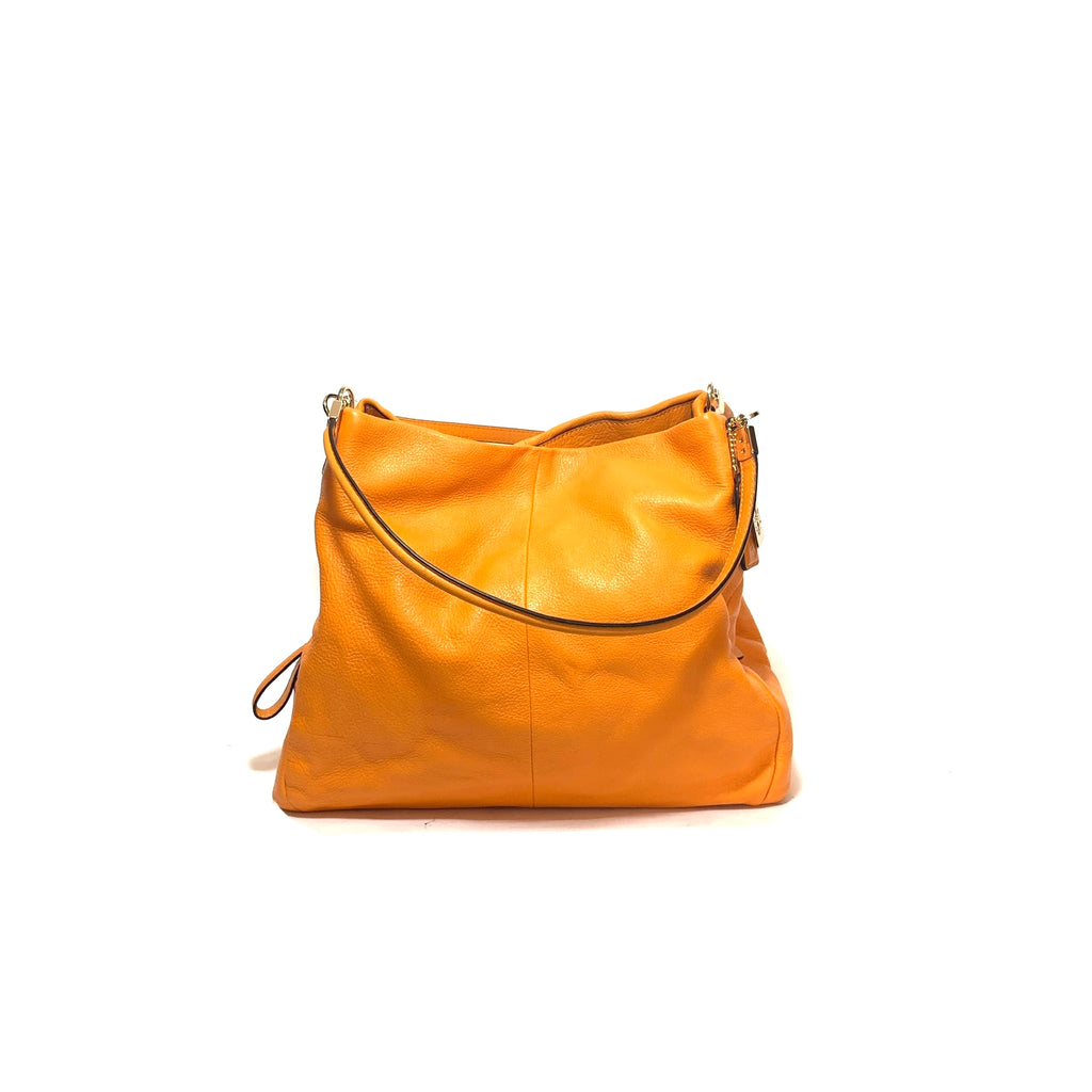 Coach Tangerine Leather Shoulder Bag | Like New |