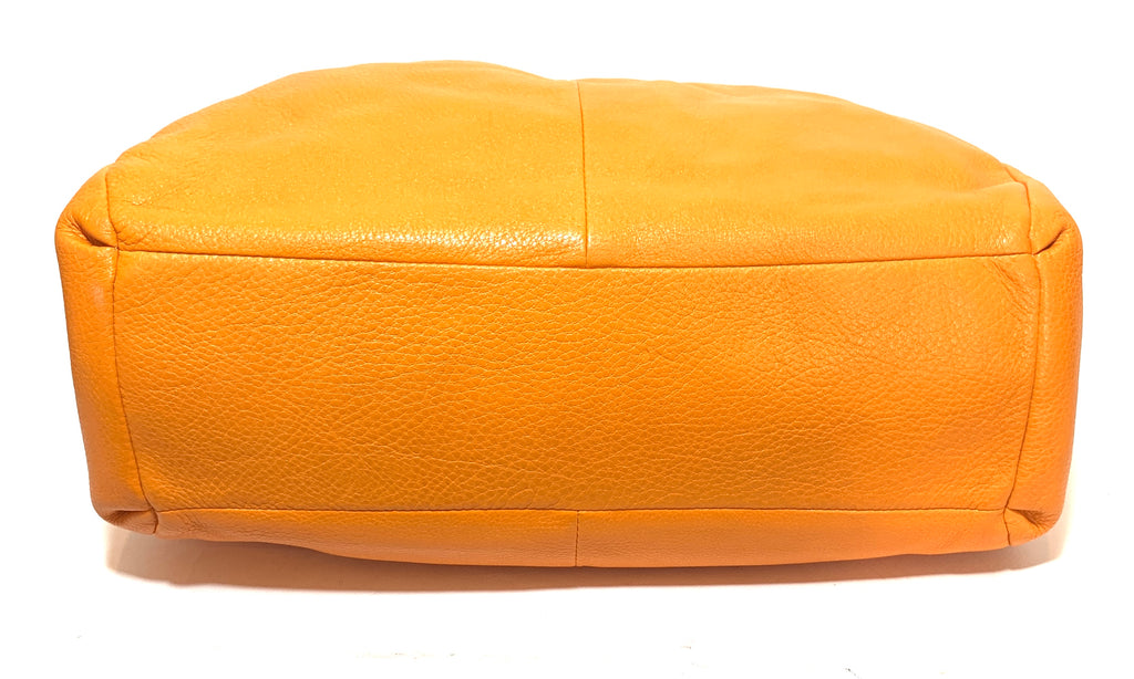 Coach Tangerine Leather Shoulder Bag | Like New |