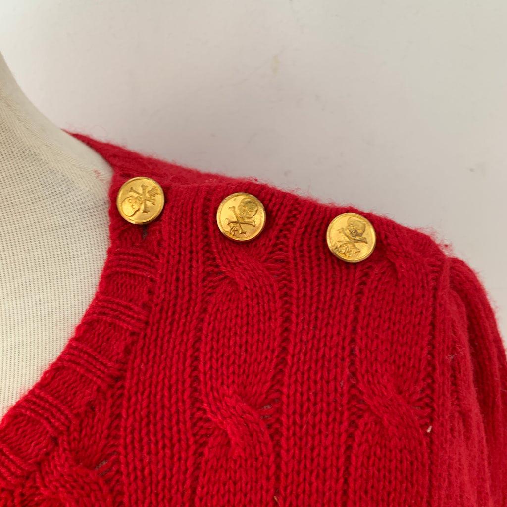 Ralph Lauren Rugby Red Knit Sweater | Gently Used |