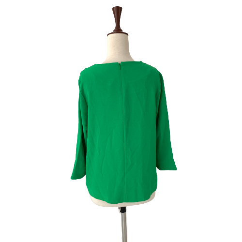 COS Parrot Green Knot Top | Gently Used |