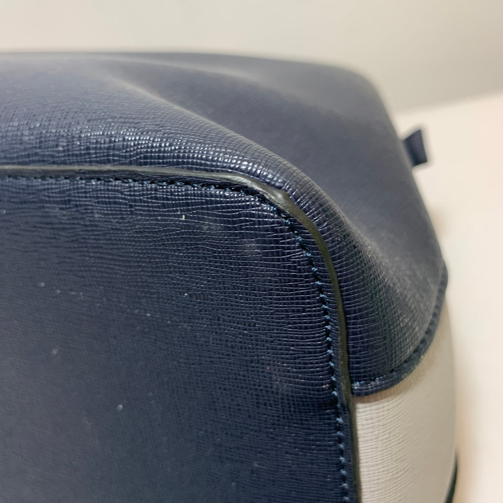 Dune Navy & Grey Satchel | Brand New |