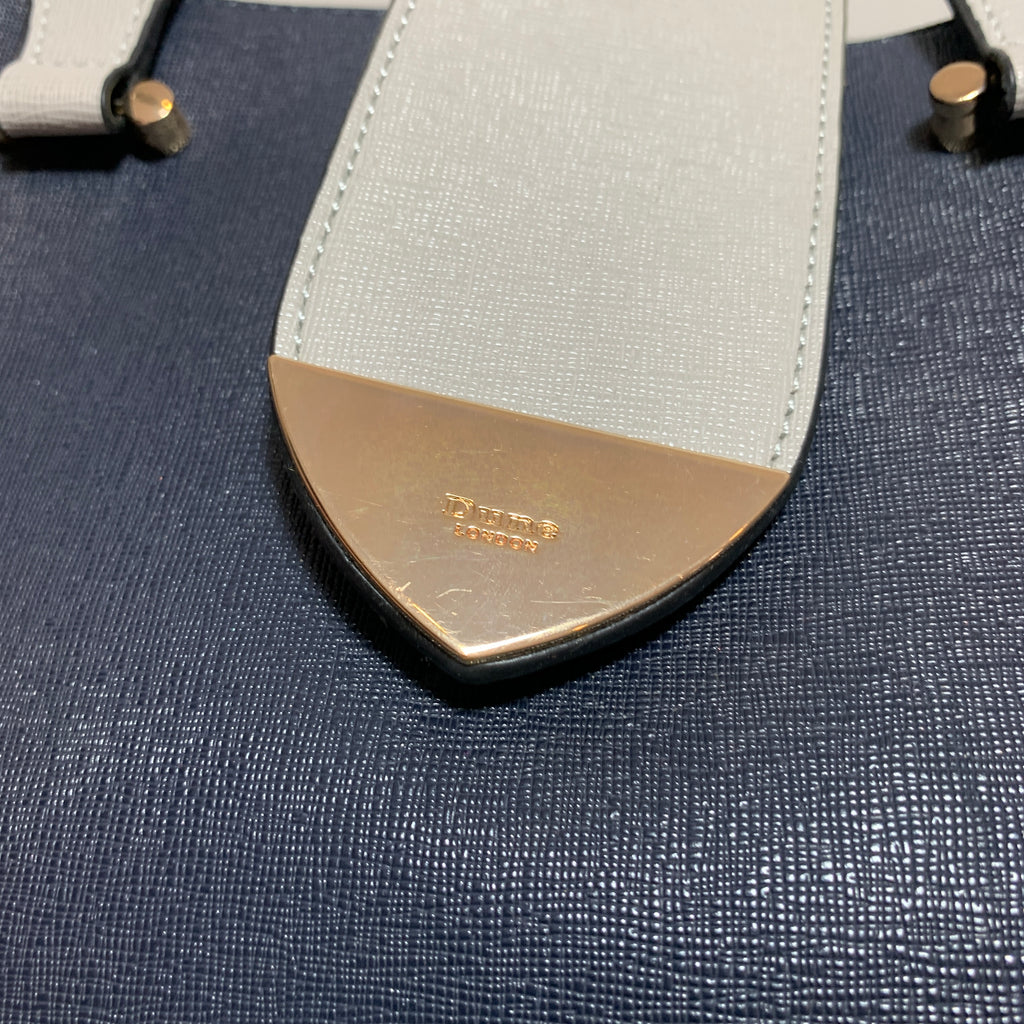 Dune Navy & Grey Satchel | Brand New |
