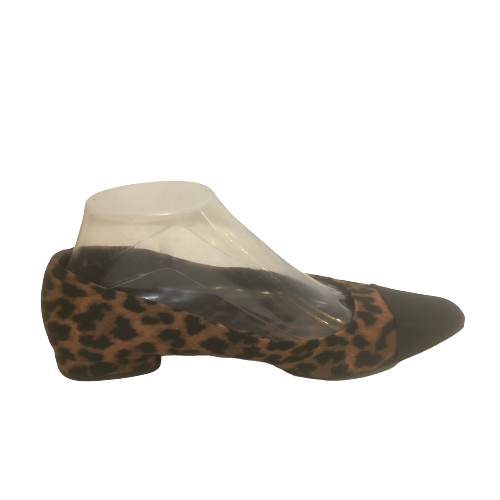 ZARA Cheetah Print Square Toe Ballet Flats | Gently Used |