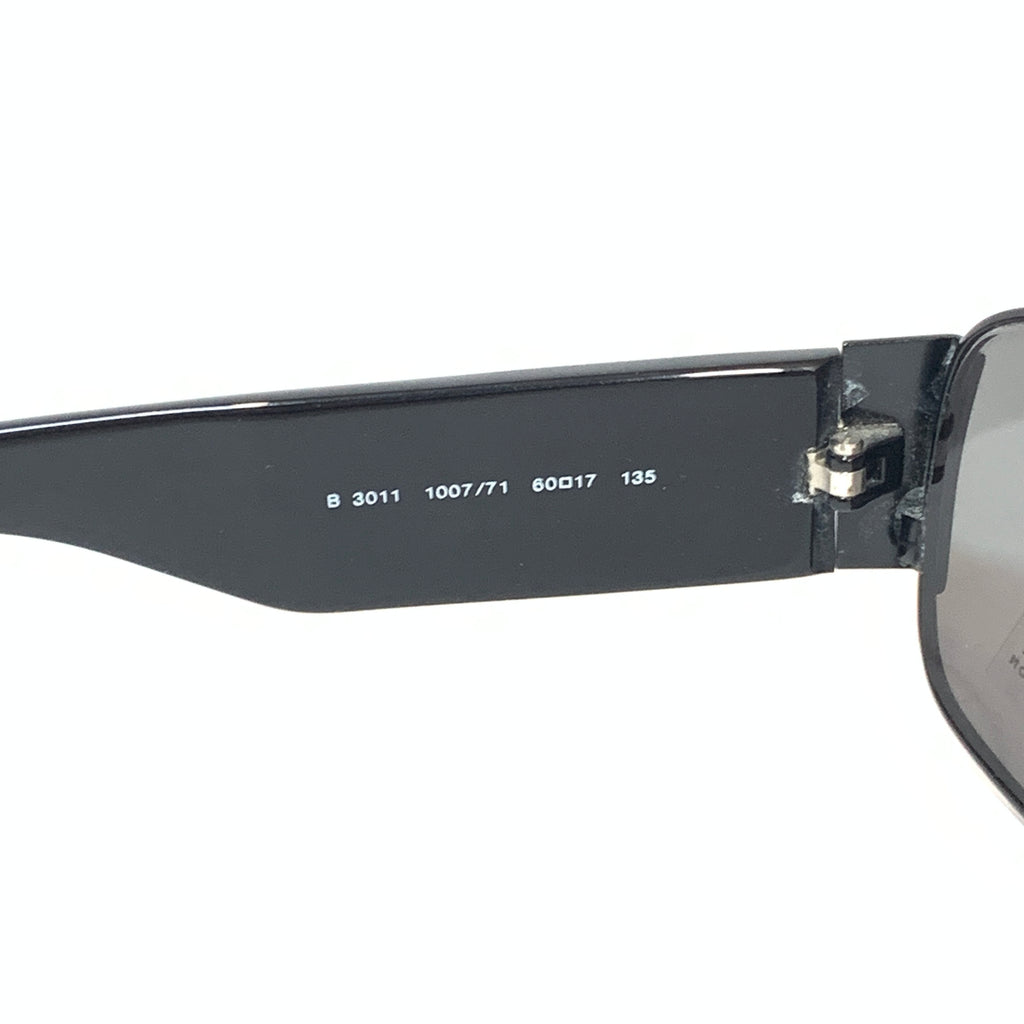 Burberry B3011 Black Metal Unisex Sunglasses | Like New |